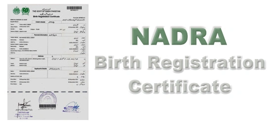 Nadra Birth Certificate In Pakistan