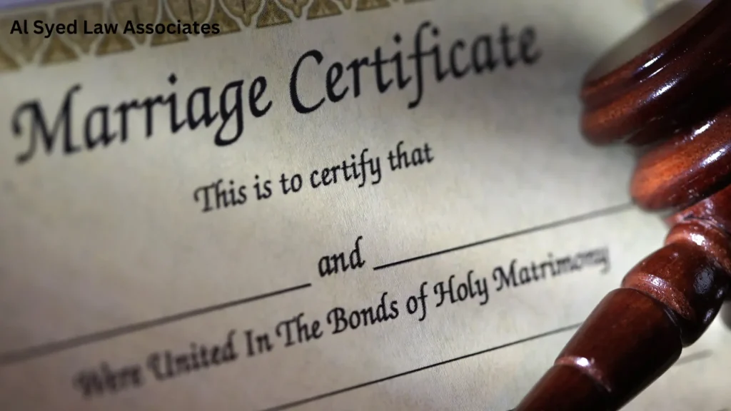 marriage certificate attestation in pakistan